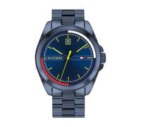 Tommy Hilfiger Montre Analogique à Quartz pour Homme avec Bracelet en Acier Inoxydable Bleu - 1791689
