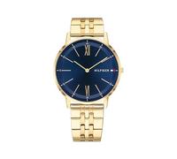Tommy Hilfiger Montre Analogique à Quartz pour Homme avec Bracelet en Acier Inoxydable de Couleur Dorée - 1791513