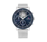 Tommy Hilfiger Montre Analogique Multifonction à Quartz pour Homme avec sous-Cadran Squelette et Bracelet en Acier Inoxydable ou en Cuir
