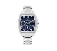Tommy Hilfiger Montre Analogique Multifunction à Quartz Argenté avec Bracelet en Acier Inoxydable Argenté - 1710763