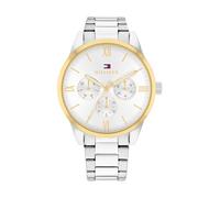 Tommy Hilfiger Montre Analogique Multifunction à Quartz pour Femme avec Bracelet en Acier Inoxydable argenté - 1782744