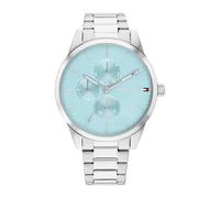 Tommy Hilfiger Montre Analogique Multifunction à Quartz pour Femme avec Bracelet en Acier Inoxydable Argenté - 1782767