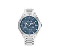 Tommy Hilfiger Montre Analogique Multifunction à Quartz pour Femme avec Bracelet en Acier Inoxydable Argenté - 1782657