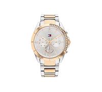 Tommy Hilfiger Montre Analogique Multifunction à Quartz pour Femme avec Bracelet en Acier Inoxydable à Deux Coloris - 1782387