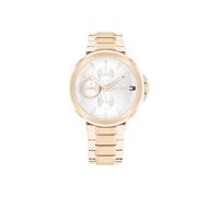 Tommy Hilfiger Montre Analogique Multifunction à Quartz pour Femme avec Bracelet en Acier Inoxydable Couleur Or Rose Clair - 1782756