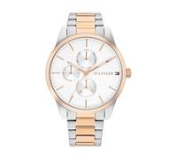 Tommy Hilfiger Montre Analogique Multifunction à Quartz pour Femme avec Bracelet en Acier Inoxydable à Deux Coloris - 1782768