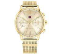 Tommy Hilfiger Montre Analogique Multifunction à Quartz pour Femme avec Bracelet milanais en Acier Inoxydable doré - 1782302