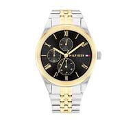 Tommy Hilfiger Montre Analogique Multifunction à Quartz pour femme avec Bracelets en Acier Inoxydable ou cuir Two-tone Stainless steel bracelet