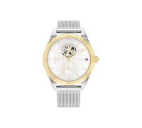 Tommy Hilfiger Montre Analogique Multifunction à Quartz pour Femme avec Bracelets en Acier Inoxydable ou Cuir