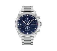 Tommy Hilfiger Montre Analogique Multifunction à Quartz pour Homme avec Bracelet en Acier Inoxydable argenté - 1710656