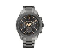 Tommy Hilfiger Montre Analogique Multifunction à Quartz pour Homme avec Bracelet en Acier Inoxydable Gris - 1792061