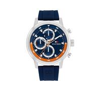 Tommy Hilfiger Montre Analogique Multifunction à Quartz pour Homme avec Bracelet en Acier Inoxydable ou en Silicone
