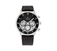Montre - Tommy Hilfiger - 1710565 - Cuir Noir - 44 mm - Résistante à l'eau 5 bar