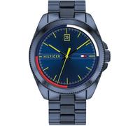 Tommy Hilfiger Montre Analogique à Quartz pour Homme avec Bracelet en Acier Inoxydable Bleu - 1791689