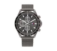 Tommy Hilfiger Montre homme MILES 1792019 Multifonction Acier Mesh Noir