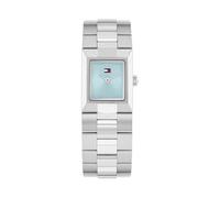Tommy Hilfiger Montre Femme Quartz à Boîtier Rectangulaire et Bracelet en Acier Inoxydable