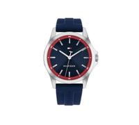 Tommy Hilfiger Montre Homme 1710738 Caoutchouc Bleu Cadran Bleu Acier