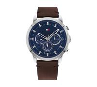 Tommy Hilfiger Montre Marron Multi-Cadrans Hommes Jameson 1791797 Argenté