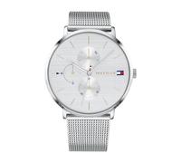 Tommy Hilfiger Montre Multifonction en Quartz pour Femme - 3 sous-Cadrans, Résistante à l'eau 3ATM avec Bracelet en Cuir ou en Acier Inoxydable en Maillons ou en Maille