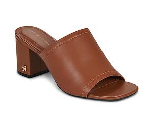 Tommy Hilfiger Mules TH BLOCK HEEL MULE LTH in Marron 39