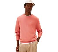 Tommy Hilfiger MW0MW36347 Essential Structure Crew Neck Pull pour Homme Rose Taille M, Rose (Camélia Blush), M