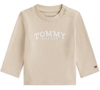 Tommy Hilfiger Newborn MONOTYPE Logo Tee L/S KN0KN02147 Beige (Gulf Sand) 0 Month