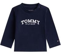 Tommy Hilfiger Newborn MONOTYPE Logo Tee L/S KN0KN02147 Blue (Dark Night Navy) 6 Month