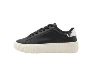 Tommy Hilfiger - Nouvelle Baskets Cupsole - Femme - Chaussures - Noir - Taille: 36 EU