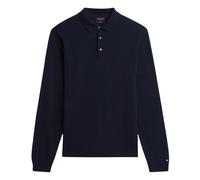 Tommy Hilfiger - NY Merino L/S Polo - Homme - Tops - Bleu - Taille: S