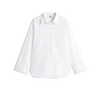 Tommy Hilfiger - Oversized Fit Adjustable Cuffs Poplin Shirt - Femme - Blouses et Chemises - Blanc - Taille: 36 FR