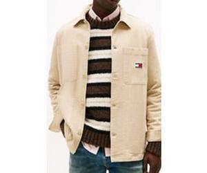 Tommy Hilfiger Oversized Fit Herringbone Twill Overshirt Gulf Sand Taille: XL | Casual chemises Outlet | Homme | Marron