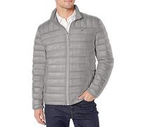 Tommy Hilfiger Packable Down Puffer Jacket Manteau d'extérieur en Duvet, Ciment, S Homme