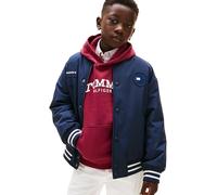 Tommy Hilfiger Padded Graphic Bomber Kb0kb10079 Blouson aviateur, Blue (Dark Night Navy), 7 Ans Garçon