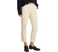 Tommy Hilfiger Pantalon Chino Femme Stretch Slim Coupe 7/8, Ivoire (Ivory Petal), 42