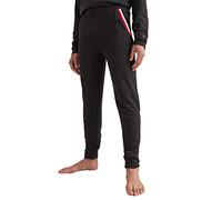 Tommy Hilfiger Pantalon de Jogging SeaCell Signature Tape pour Homme, Noir (Noir), L