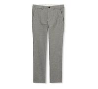 Tommy Hilfiger Pantalon en Toile Homme Bleecker Fake Solid Wool Look avec Stretch, Gris (Iron Grey), W31/L36