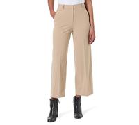 Tommy Hilfiger Pantalon Femme Wide Leg Crop Coupe 7/8, Beige (Beige), 38W