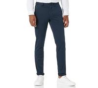 Tommy Hilfiger Pantalon Homme Bleecker TH Flex Satin Gmd Chino, Bleu (Desert Sky), 30W / 32L
