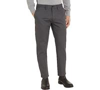 Tommy Hilfiger Pantalon Homme Core Denton 1985 Pima Cotton Chino, Gris (Dark Ash), 34W / 36L