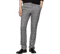 Tommy Hilfiger Pantalon Homme Denton Brushed Check Pantalon de Costume, Gris (Turbine Grey), 32W/28L