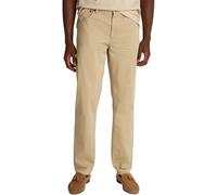 Tommy Hilfiger Pantalon Homme Denton Cotton Satin Straight Leg, Beige (Batique Khaki), 30W/33L