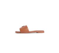 Tommy Hilfiger Femme Th Logo Hardware Leather Mule Fw0fw09292 Sandales Plates, Brown (Warm Bronze), 40 EU
