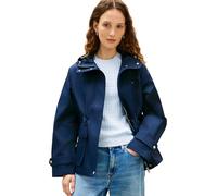 Tommy Hilfiger Parka courte utilitaire en coton et nylon pour femme, WW0WW48612, bleu, S