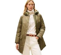 Tommy Hilfiger Parka Femme Padded Nylon avec Capuche, Vert (Utility Olive), M