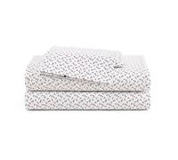 Tommy Hilfiger - Parure de lit, literie en Percale de Coton avec taie d'oreiller Assortie, Gracieuse et fraîche, de qualité supérieure (Ancres de l'Atlantique Rouge, lit Simple)