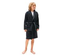 Tommy Hilfiger Peignoir de Bain Enfant Unisexe Towelling Bathrobe avec Ceinture à Nouer, Bleu (Desert Sky), S