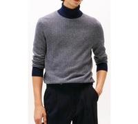 Tommy Hilfiger Pima Cotton Cashmere Herringbone Desert Sky/ivory Petal Taille: M | Pulls col roulé Outlet | Homme