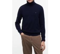 Tommy Hilfiger Pima Cotton Cashmere Sweater Navy Blue Taille: XXL | Pulls col roulé Outlet | Homme | Bleu