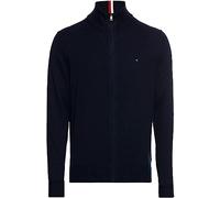 Tommy Hilfiger Gilet PIMA ORG CTN CASHMERE ZIP THRU in Marine EU L