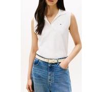 Tommy Hilfiger Pique Relaxed Ns Polo Th Optic White Taille: S | Polos Outlet | Femme | Blanche